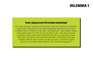 Dilemmakort til 9. klasse
