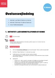 Forside til øvelsesvejledning til 6. klasse